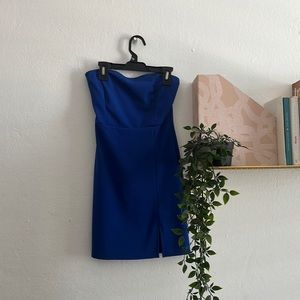 Royal Blue Mini Dress